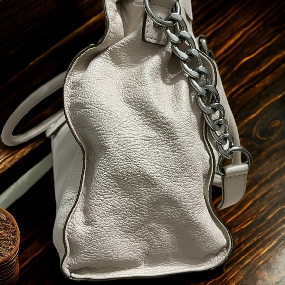 Michael Kors Large Clay Color Hamilton Satchel Tote Bag Padlock Shoulder Strap - Picture 6 of 16